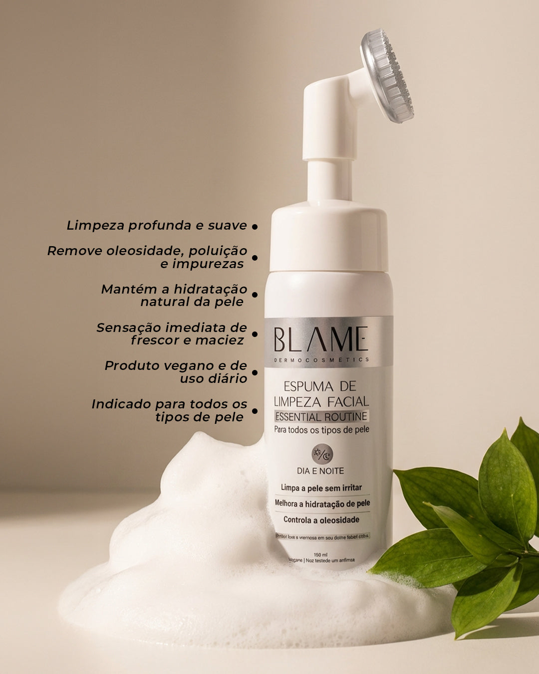 Espuma de Limpeza Facial 150ml Blame