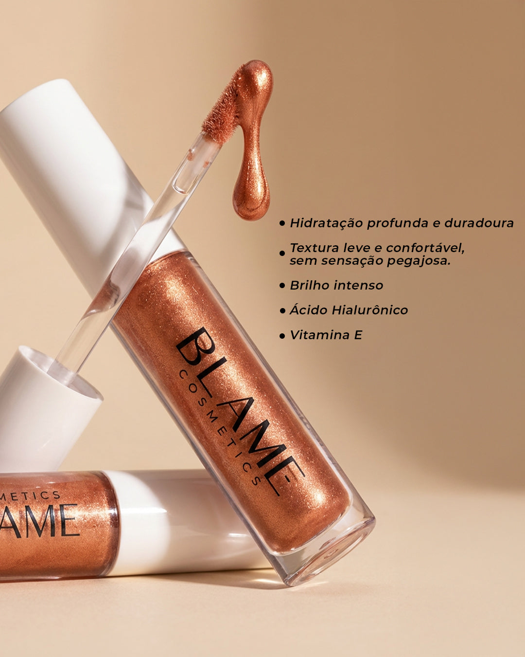 Mini Candy Color Gloss Beauty Nude Shine 3ML