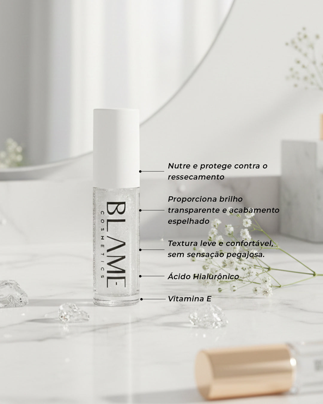 Clear Gloss Hidratante Transparente 3ml