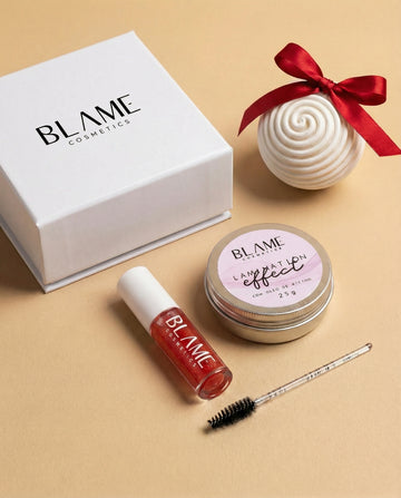 KIT PASTA SOBRANCELHA LAMINATLON EFFECT + MINI CANDY MORANGO