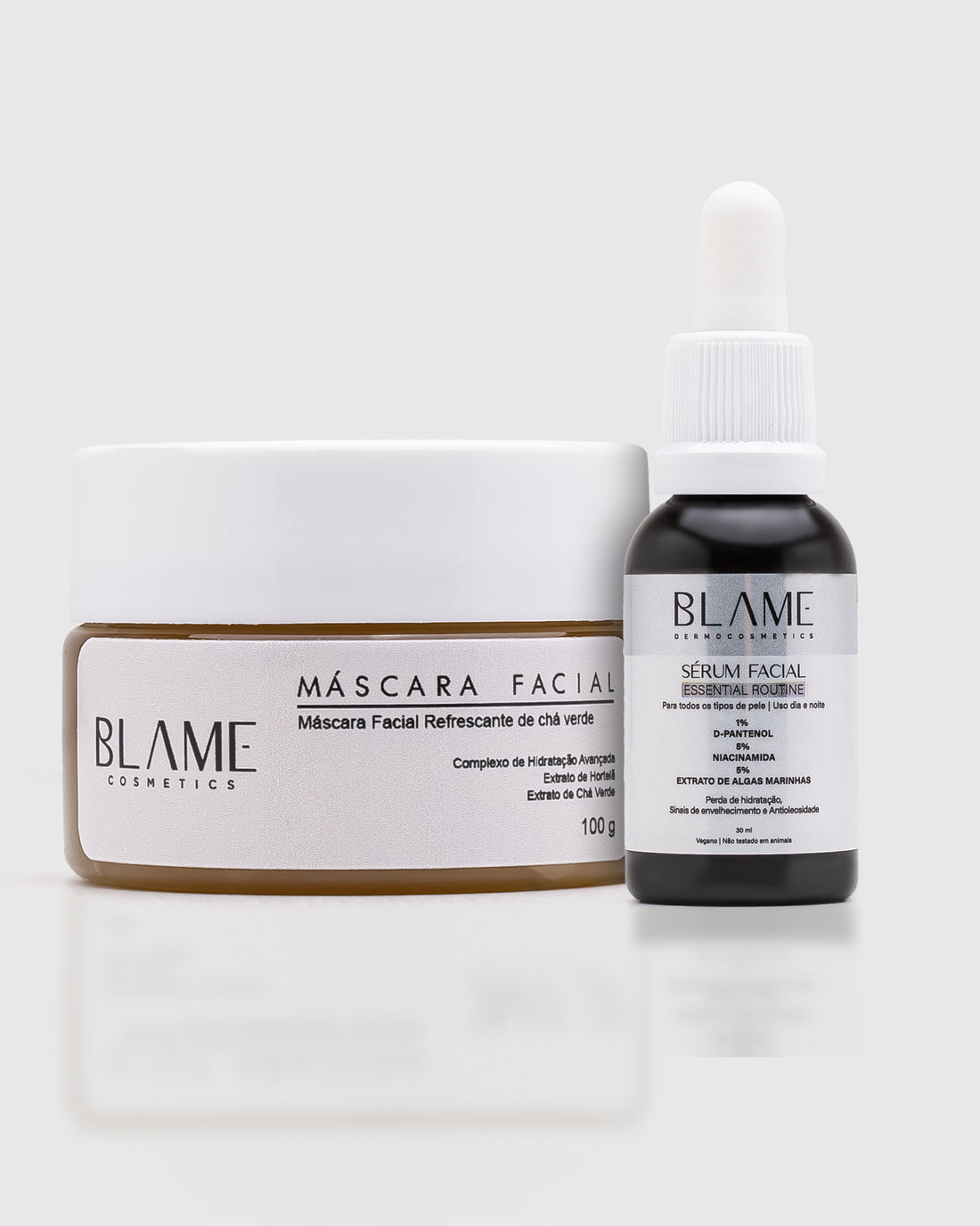 KIT MÁSCARA FACIAL CHÁ VERDE + SÉRUM FACIAL