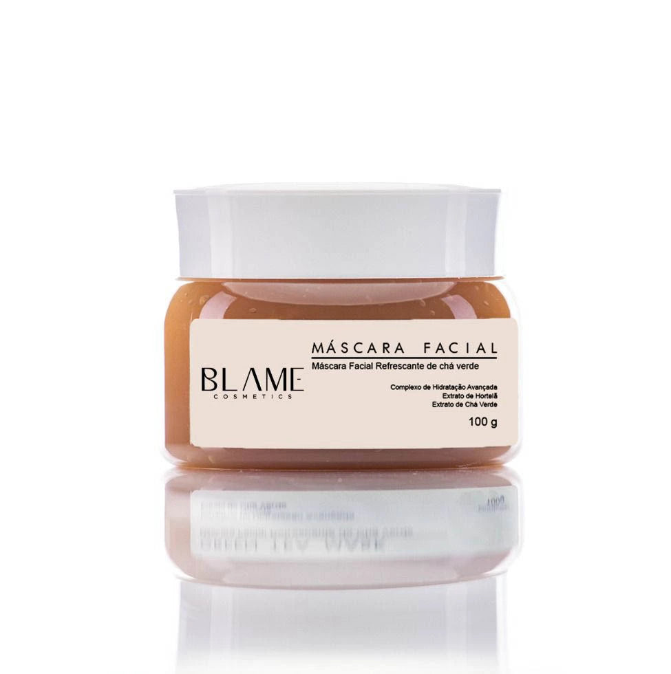 Máscara Facial de Chá Verde